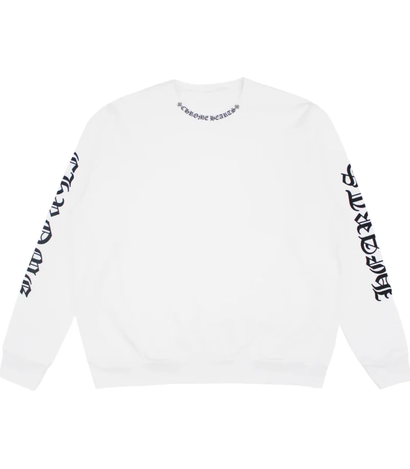 Neck Letters Sweatshirt