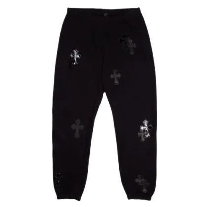 Chrome Hearts Black Mixed Cross Patch Sweatpant