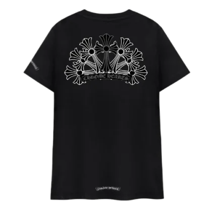 Chrome Hearts Grey Cemetry Cross T-Shirt