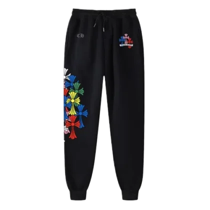 Chrome Hearts Multicolour Cemetry Logo Sweatpants/Joggers