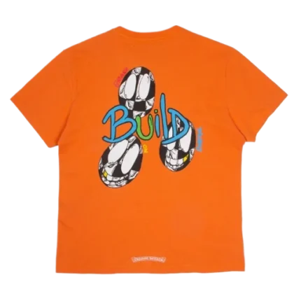 Chrome Hearts Matty Boy Link And Build Orange T-Shirt