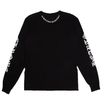 Chrome Hearts Neck Logo LS Tee Long Sleeve T-shirt