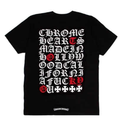 Chrome Hearts California Fuck You Exclusive T-Shirt With Pocket