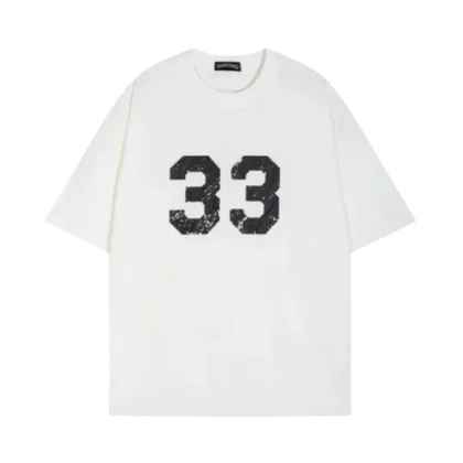 33 Chrome Hearts White Tee with Iconic Logo