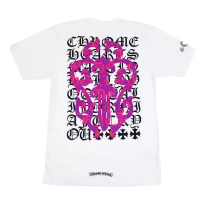 Chrome Hearts Dagger Eye-Chart T-Shirt